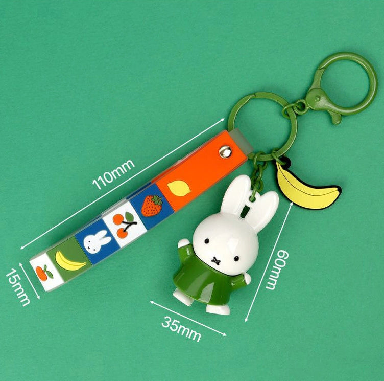 MIFFY & FRUIT KEYCHAIN