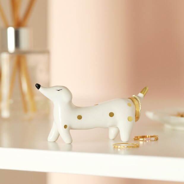 SAUSAGE DOG RING HOLDER