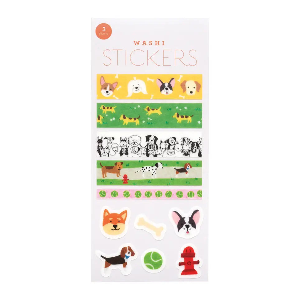 DOGS WASHI STICKERS