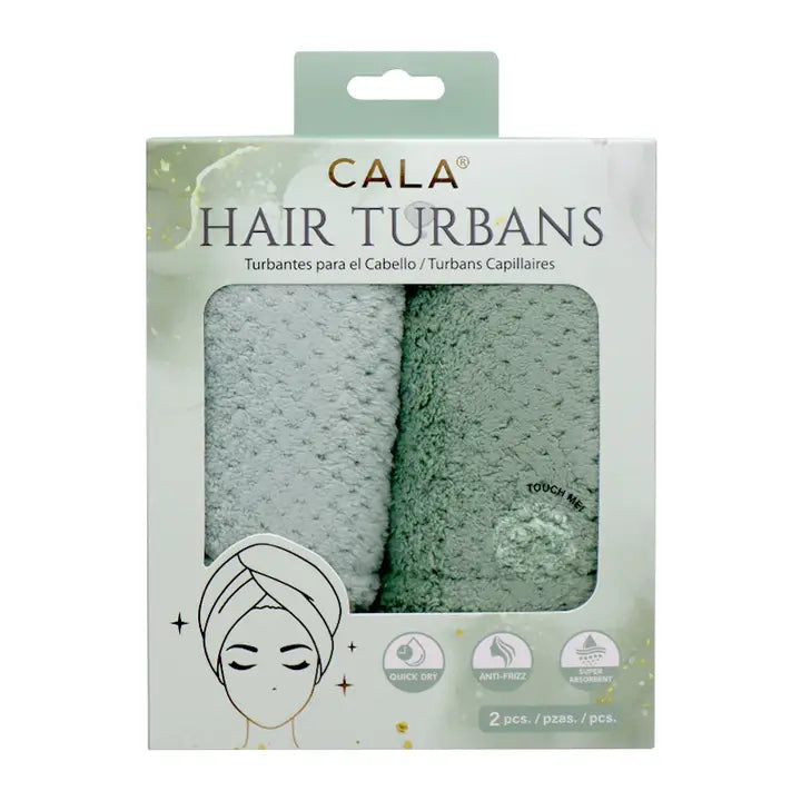 MICROFIBER HAIR TURBANS