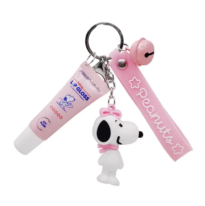 SNOOPY LIPBALM KEYCHAIN