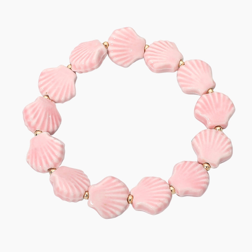 CERAMIC SHELL BRACELET