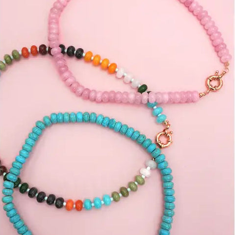 NATURAL STONE NECKLACE