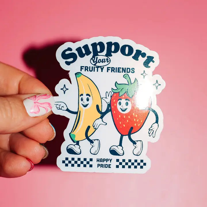 'FRUITY FRIENDS' STICKER