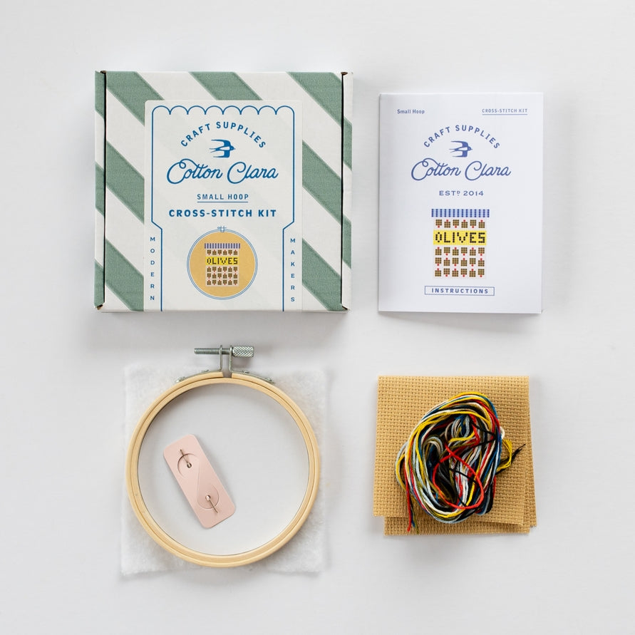 OLIVES CROSS STITCH KIT