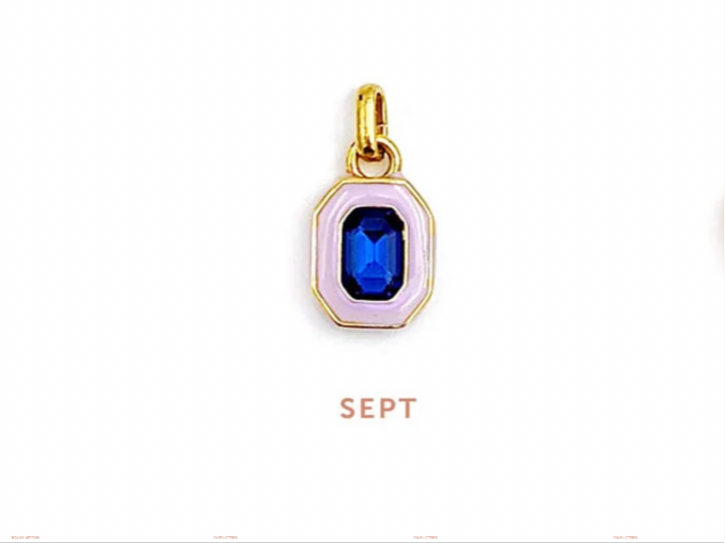 SEPT ENAMEL CHARM