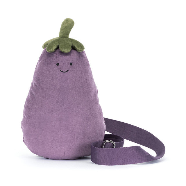 JELLYCAT AMUSEABLES EGGPLANT BUM BAG