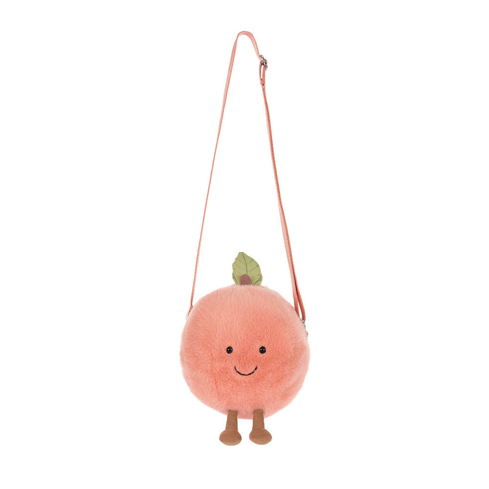 JELLYCAT AMUSEABLES PEACH SHOULDER BAG