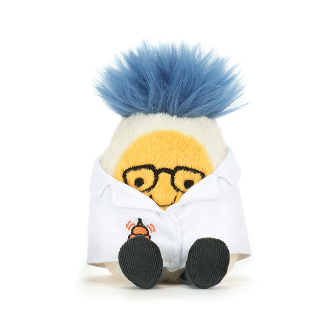 JELLYCAT AMUSEABLES BOILED EGG SCIENTIST OUTFIT