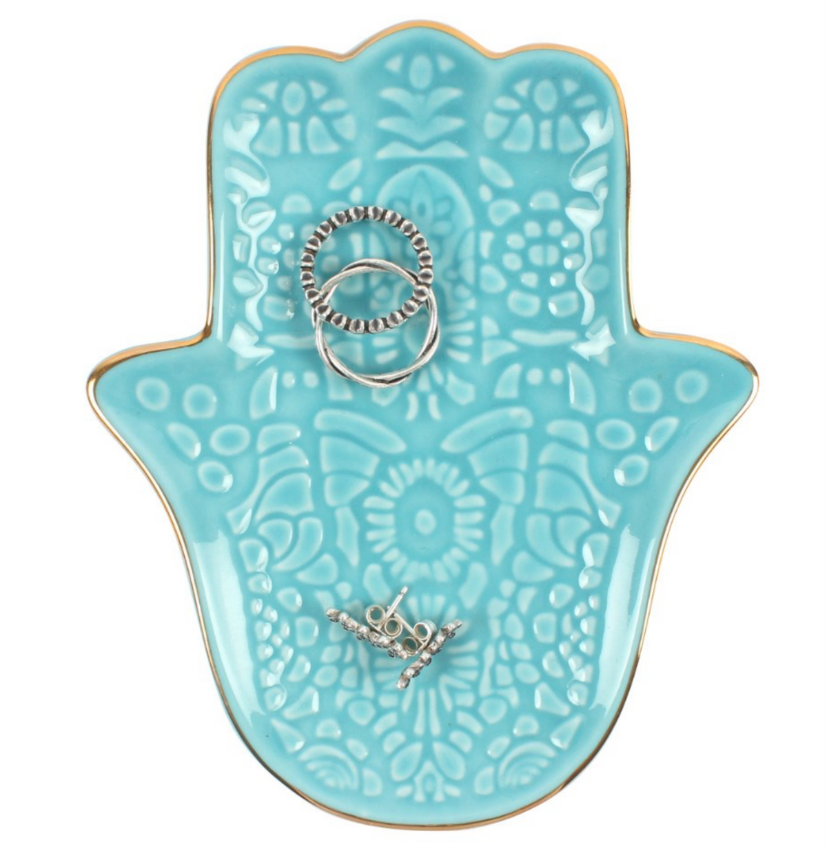 HAMSA HAND JEWELRY DISH