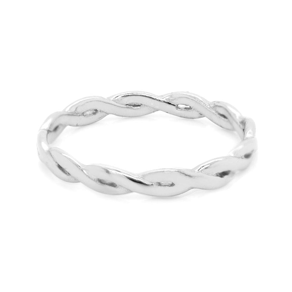 SILVER INFINITY BAND RING