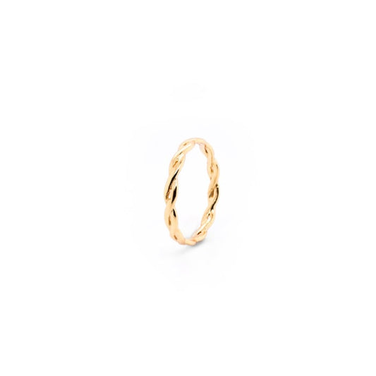 INFINITY BAND RING in GOLD