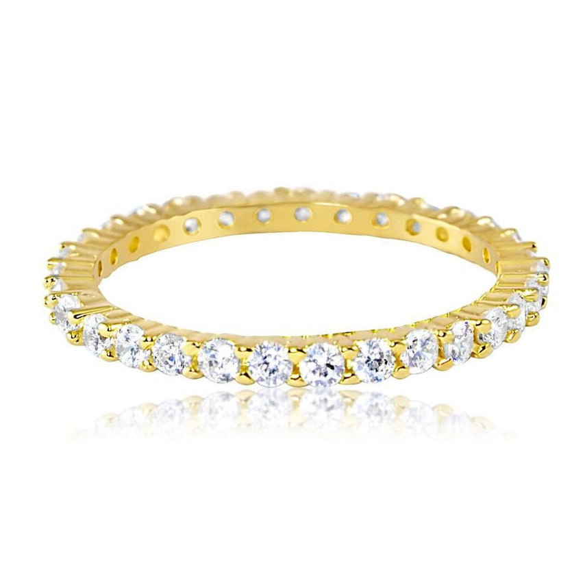 GOLD ETERNITY BAND RING
