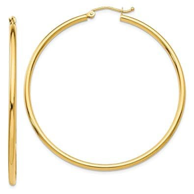 40MM GOLD HOOPS