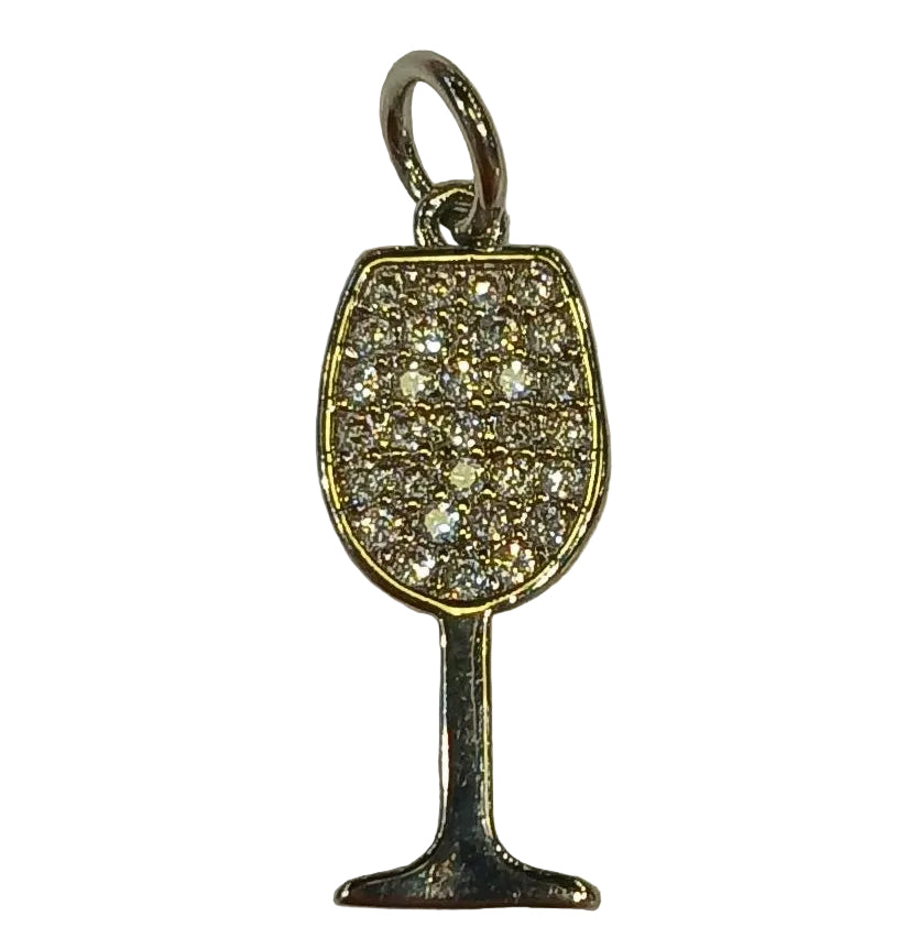 WINE GLASS CHARM