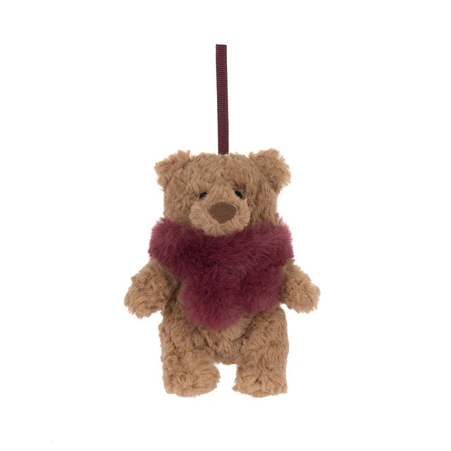 JELLYCAT BARTHOLOMEW BEAR WINTER WARMER DECORATION