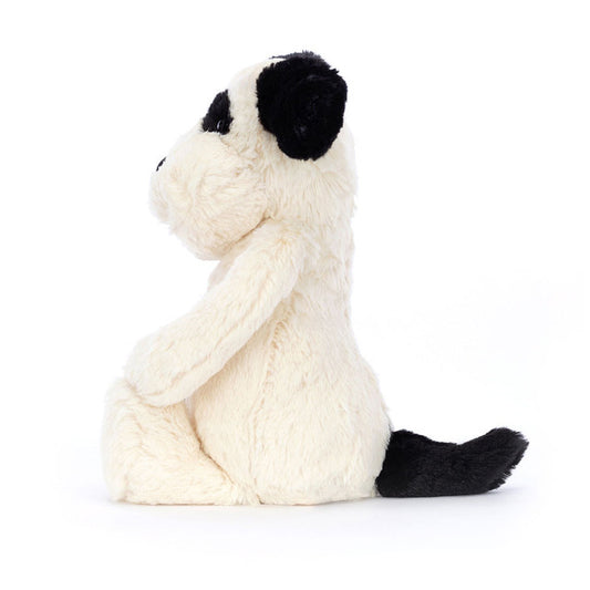 JELLYCAT BASHFUL BLACK & CREAM PUPPY