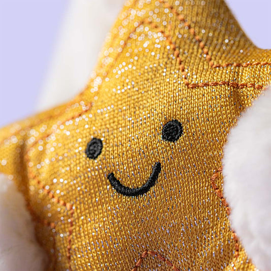 JELLYCAT CREAM BUNNY WITH STAR