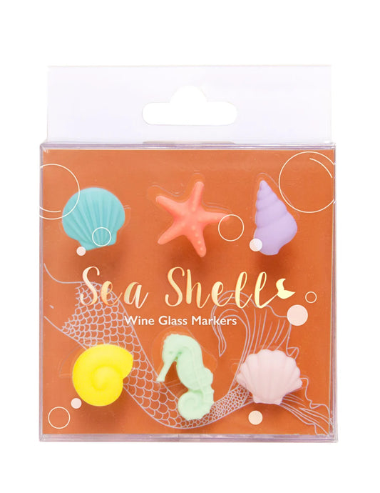 SEASHELL DRINK MARKERS