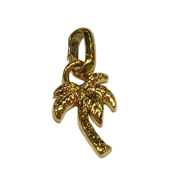GOLD PALM TREE CHARM