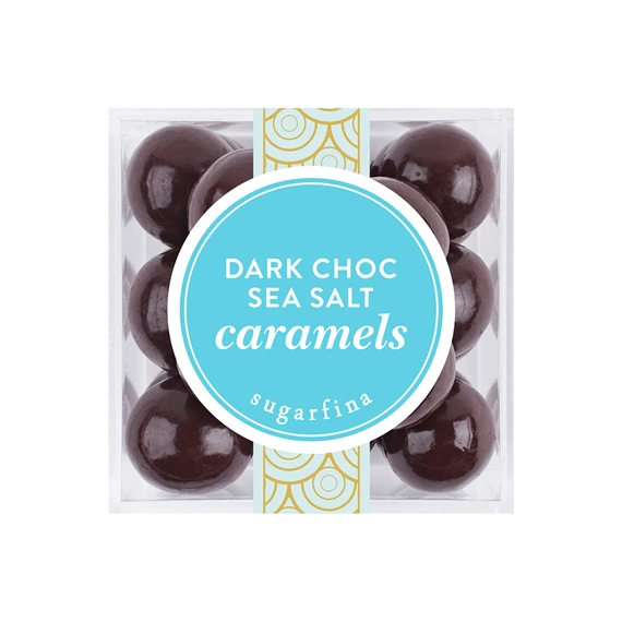 DARK CHOCOLATE SEA SALT CARAMELS