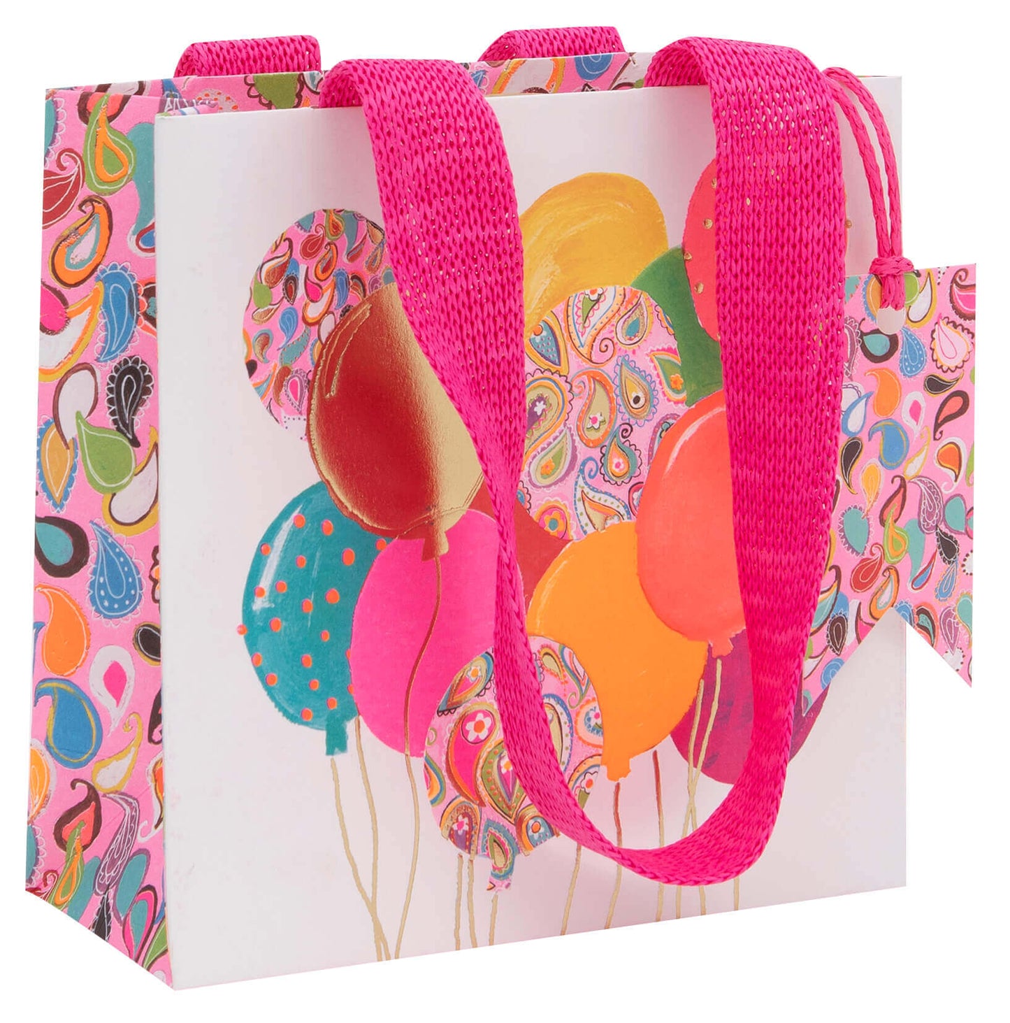 PINK BALLOONS BAG S