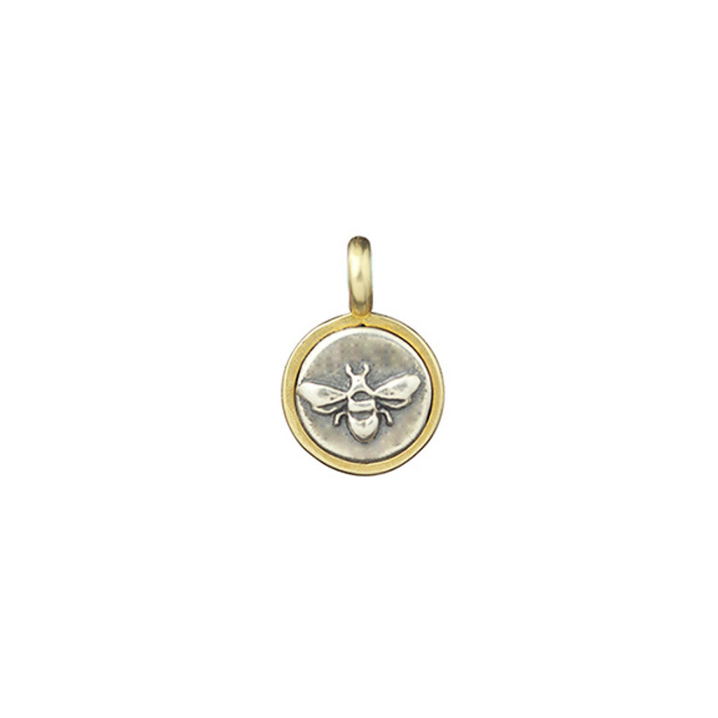 TINY BEE STAMP CHARM