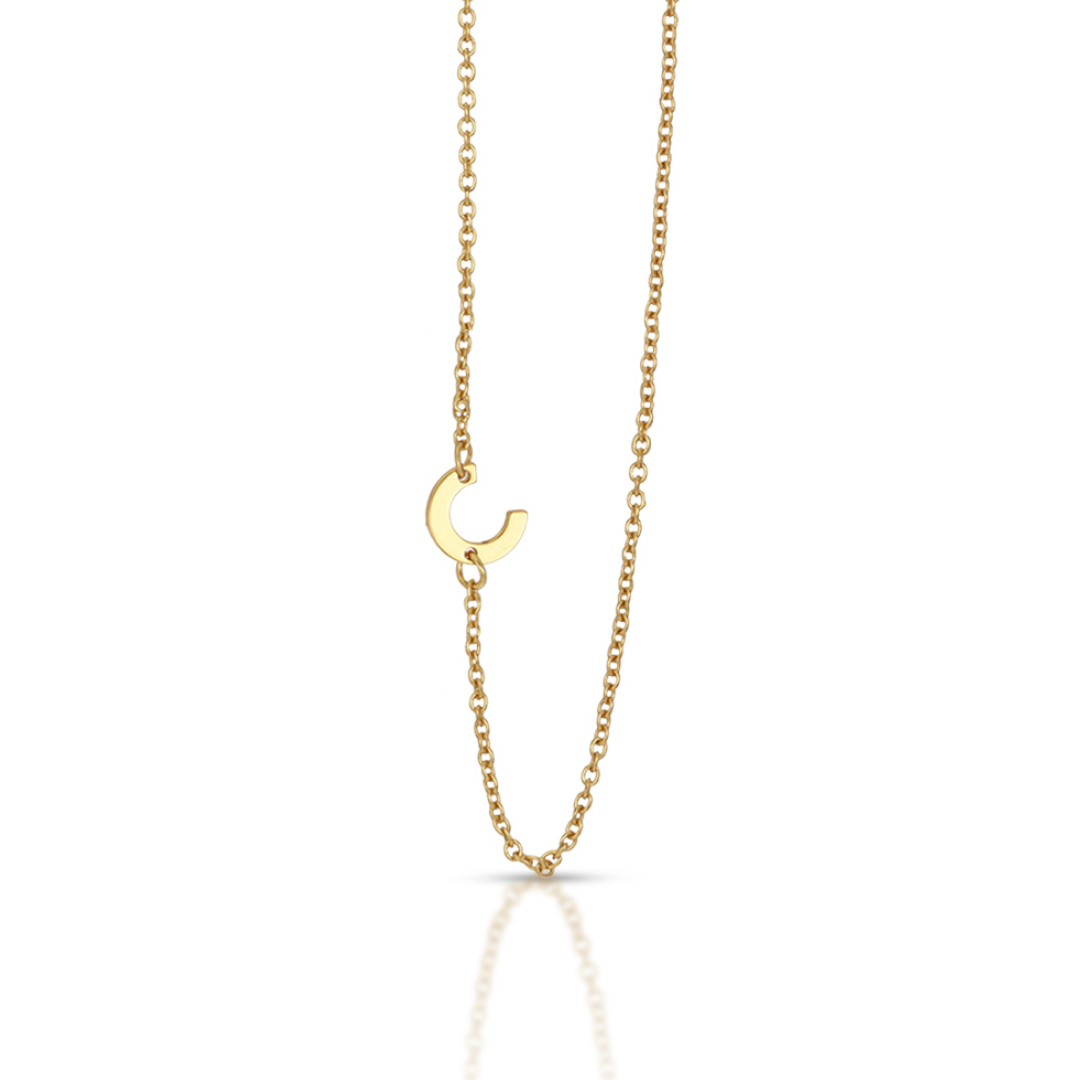 C LETTER NECKLACE