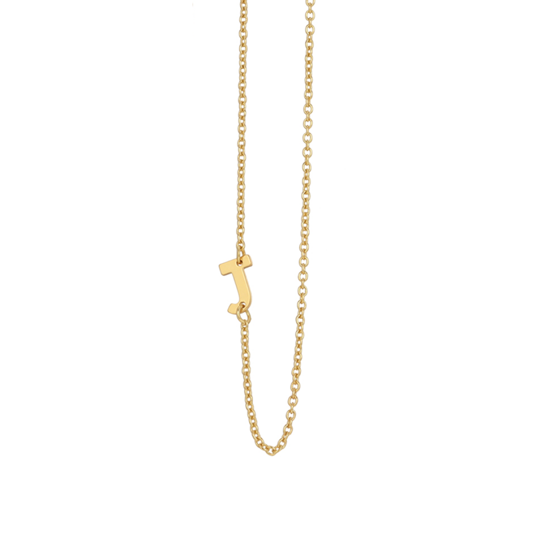 J LETTER NECKLACE