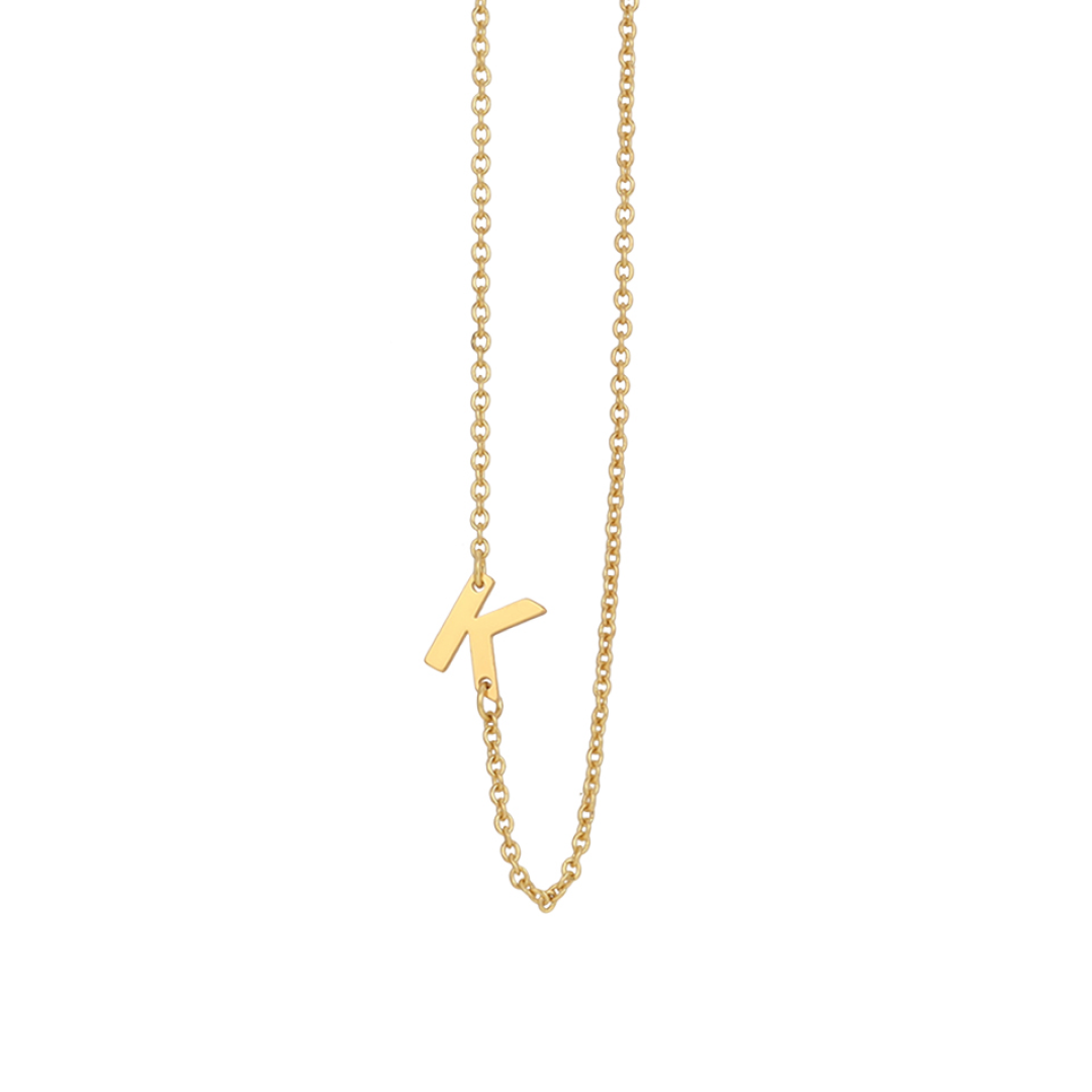 K LETTER NECKLACE