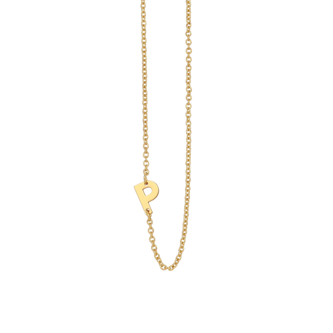 P LETTER NECKLACE