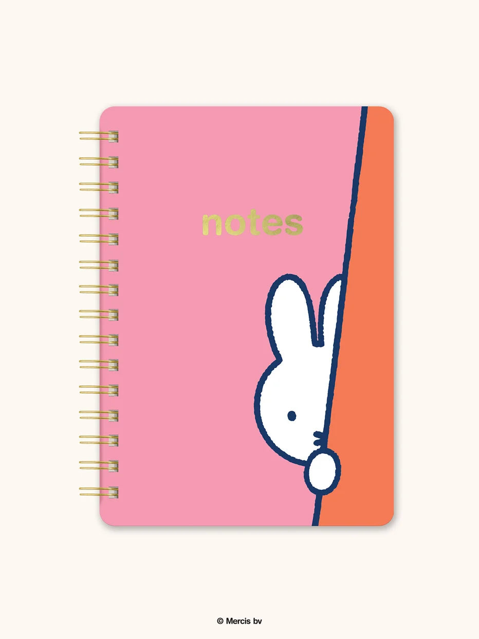 MIFFY TAKING A PEEK NOTEBOOK WITH POCKET & STICKERS