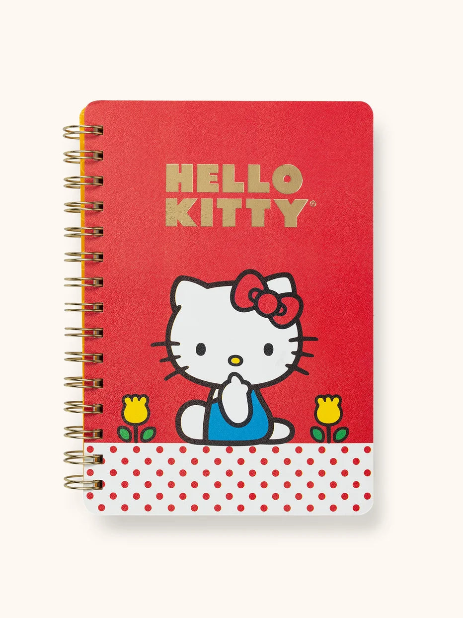 RETRO HELLO KITTY NOTEBOOK WITH STICKER SHEET