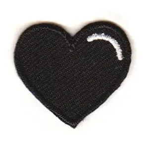 BLACK HEART MINI PATCH