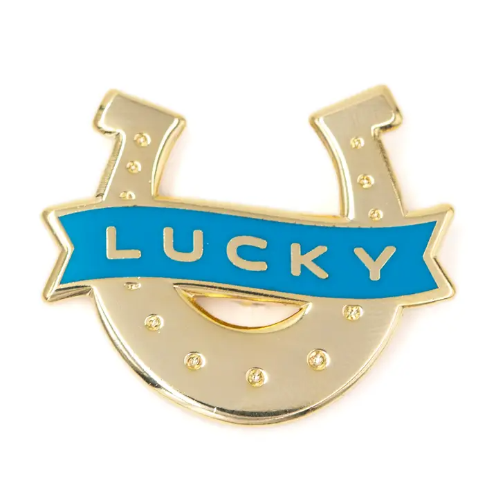 LUCKY HORSESHOE PIN