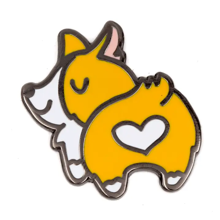 CORGI DOG BUTT PIN