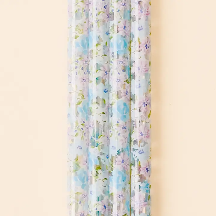 STRAW SET - GARDEN BLUE