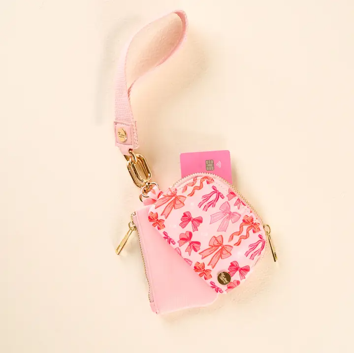 DUO WRISTLET - BLUSHING BOWS
