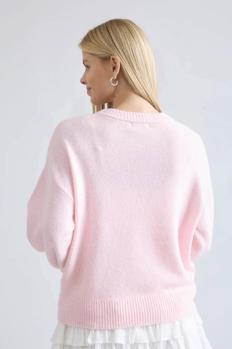 PINK SWAN SWEATER