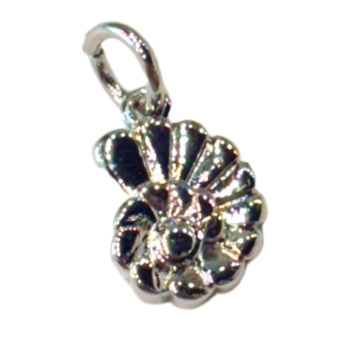 SILVER MINI SHELL CHARM