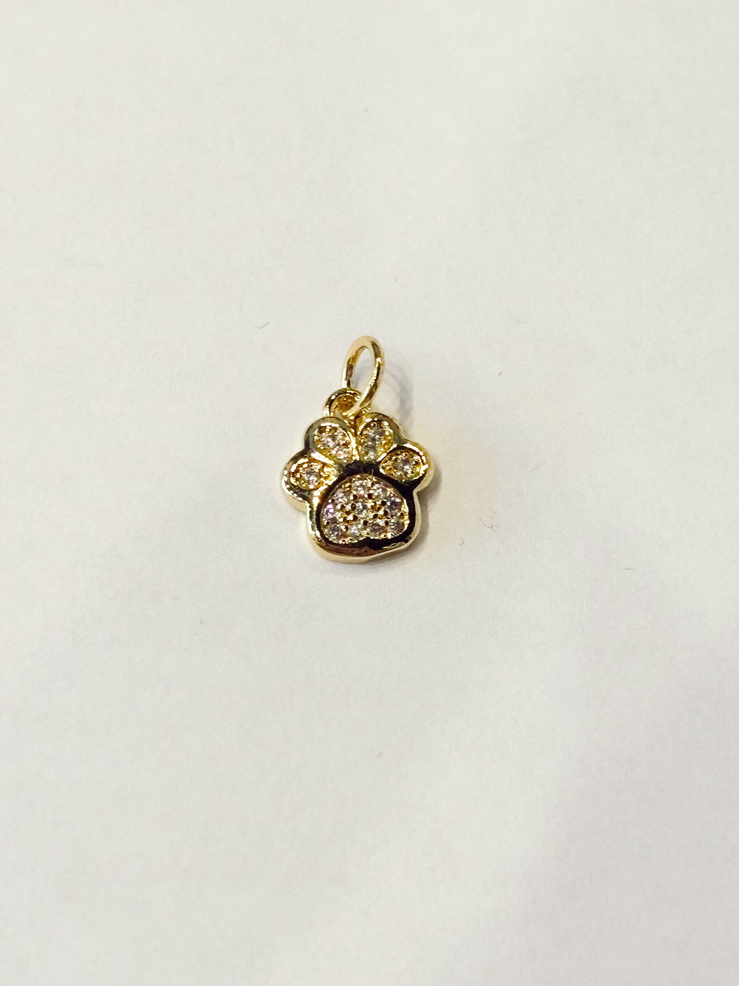 GOLD PAW PRINT CHARM