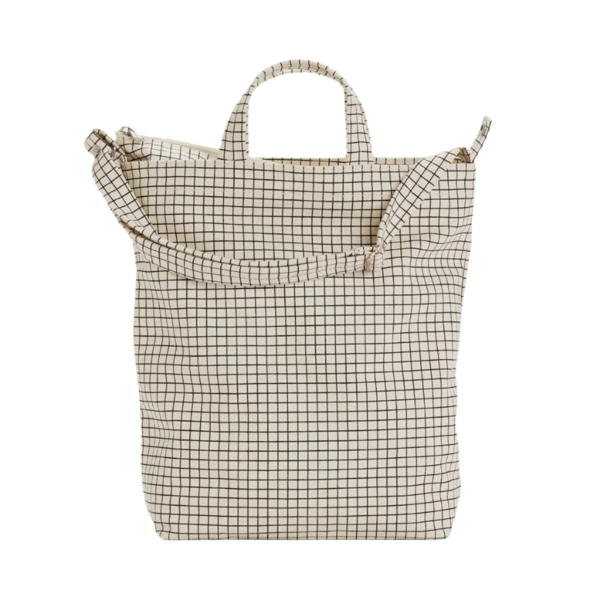 GRID ZIP TOTE BAG