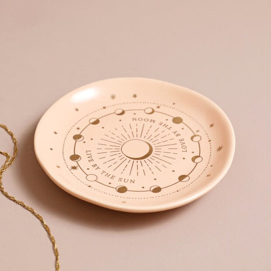 PINK CELESTIAL ROUND DISH