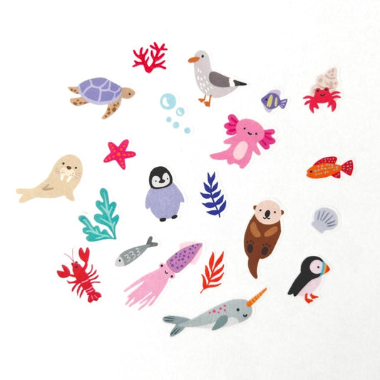 OCEAN JUMBLE STICKERS