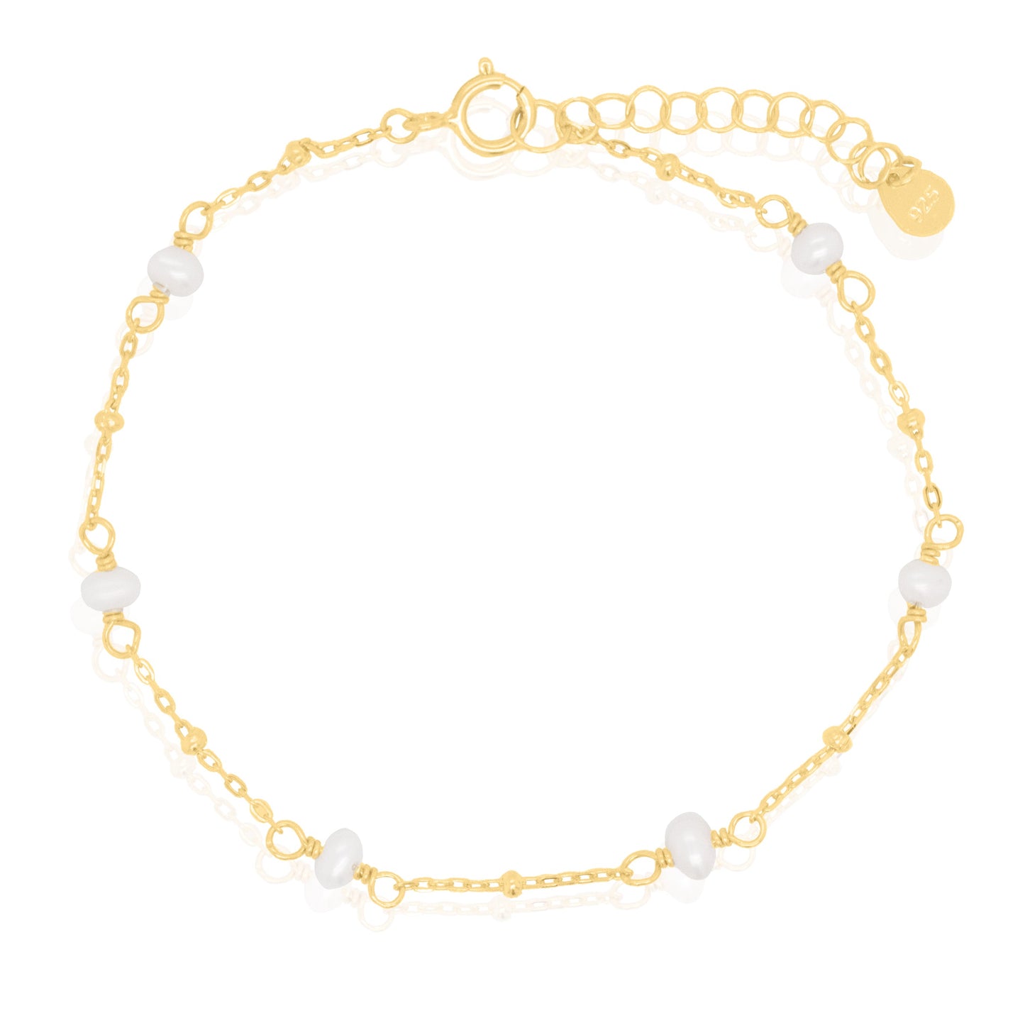 GOLD PEARL BRACELET