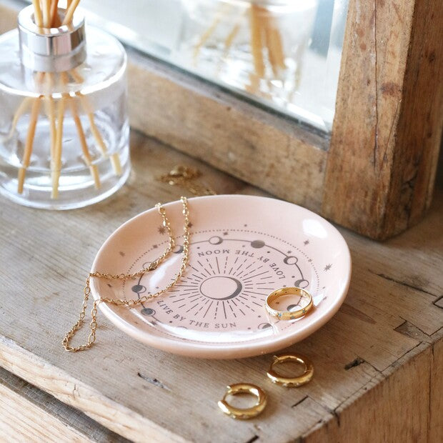 PINK CELESTIAL ROUND DISH
