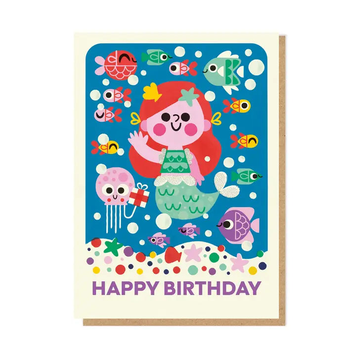 MERMAID BDAY CARD