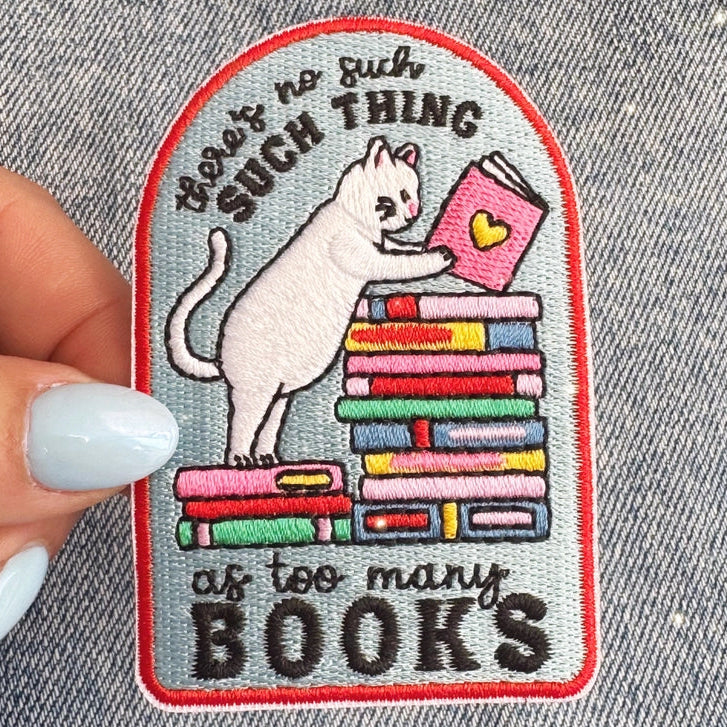 'TOO MANY BOOKS' PATCH