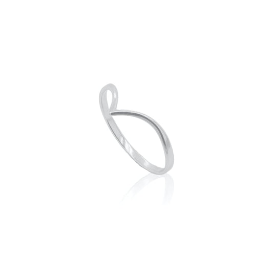 CHEVRON RING in SILVER