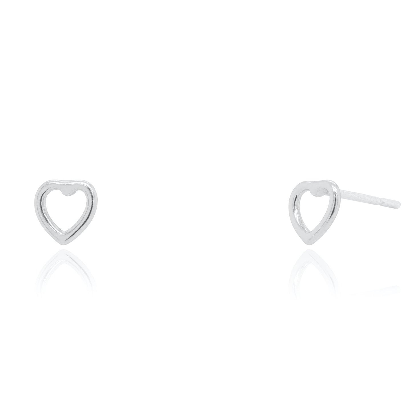 MINI OPEN HEART STUDS